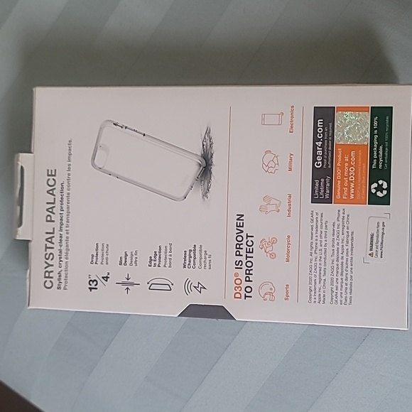 Gear4 Crystal Palace Clear Case Spring 2020 iPhone 8/ 7/ 6s/ 6 - Picture 6 of 7